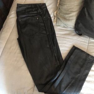 Topshop Biker leather Pants